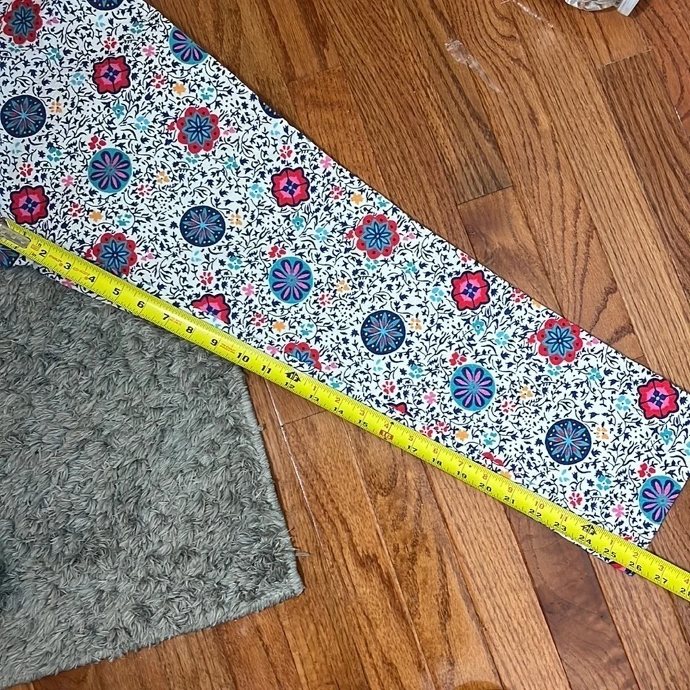 Boden Al Fresco Colorful Floral Print Slim Fit‎ 7/8 Cropped Side Zip Pants Boho - Picture 14 of 14
